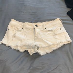 White denim shorts!